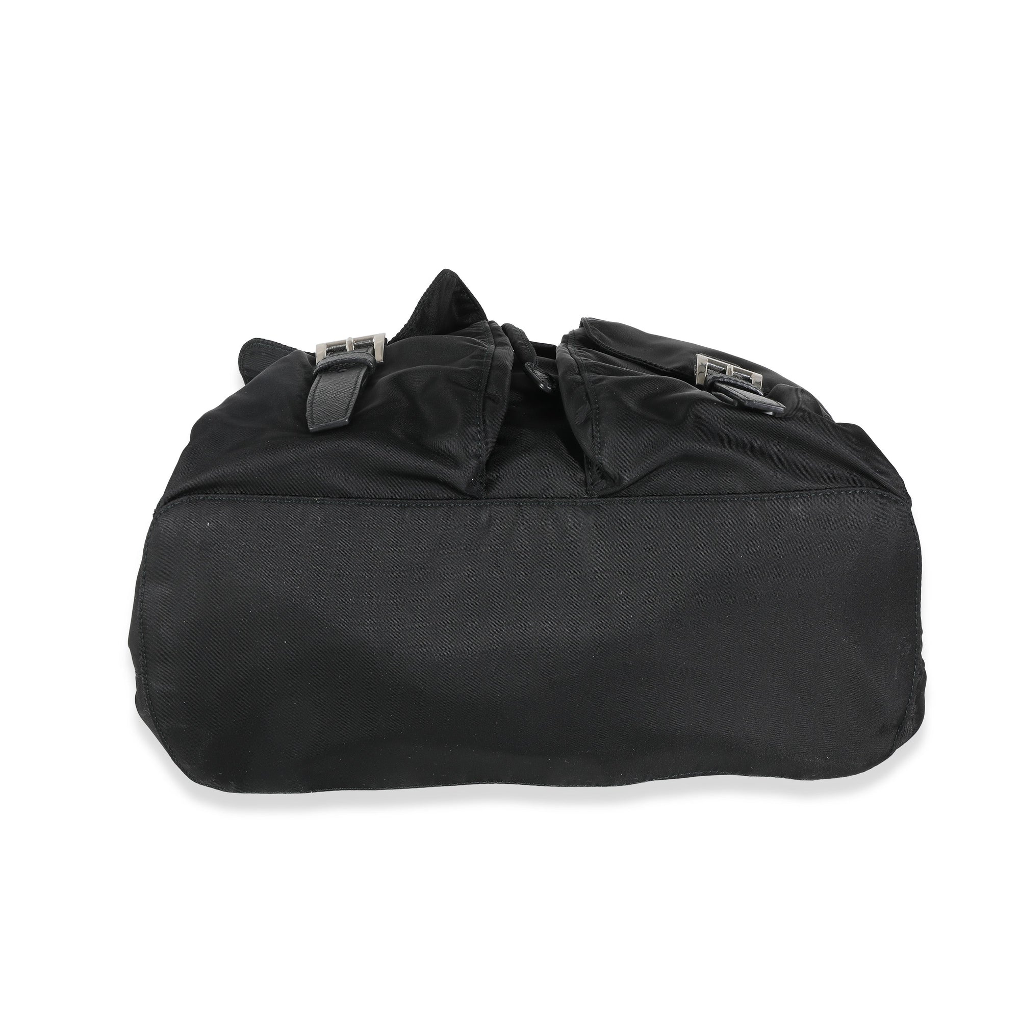 PRD Black Tessuto Nylon Small Logo Backpack