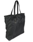 PRD Black Nylon Logo Shopper Tote