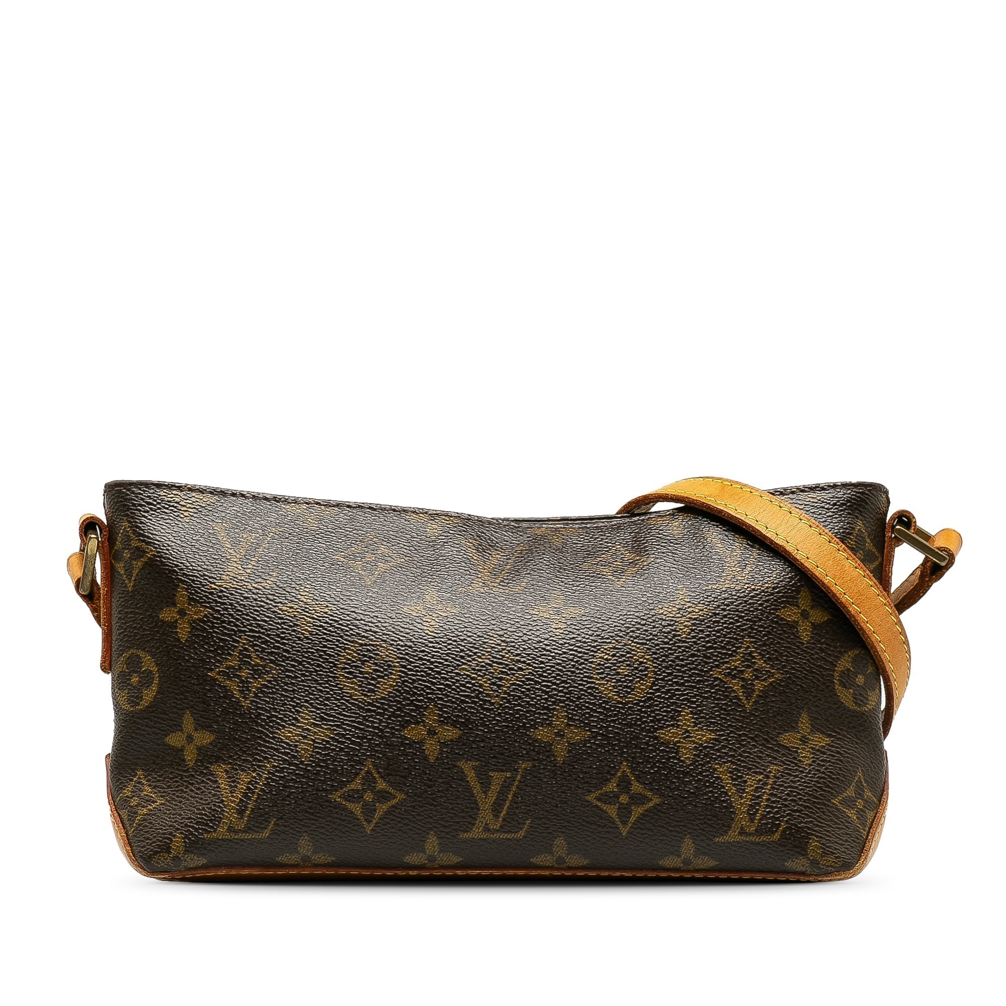 Brown LV Monogram Trotteur Crossbody Bag