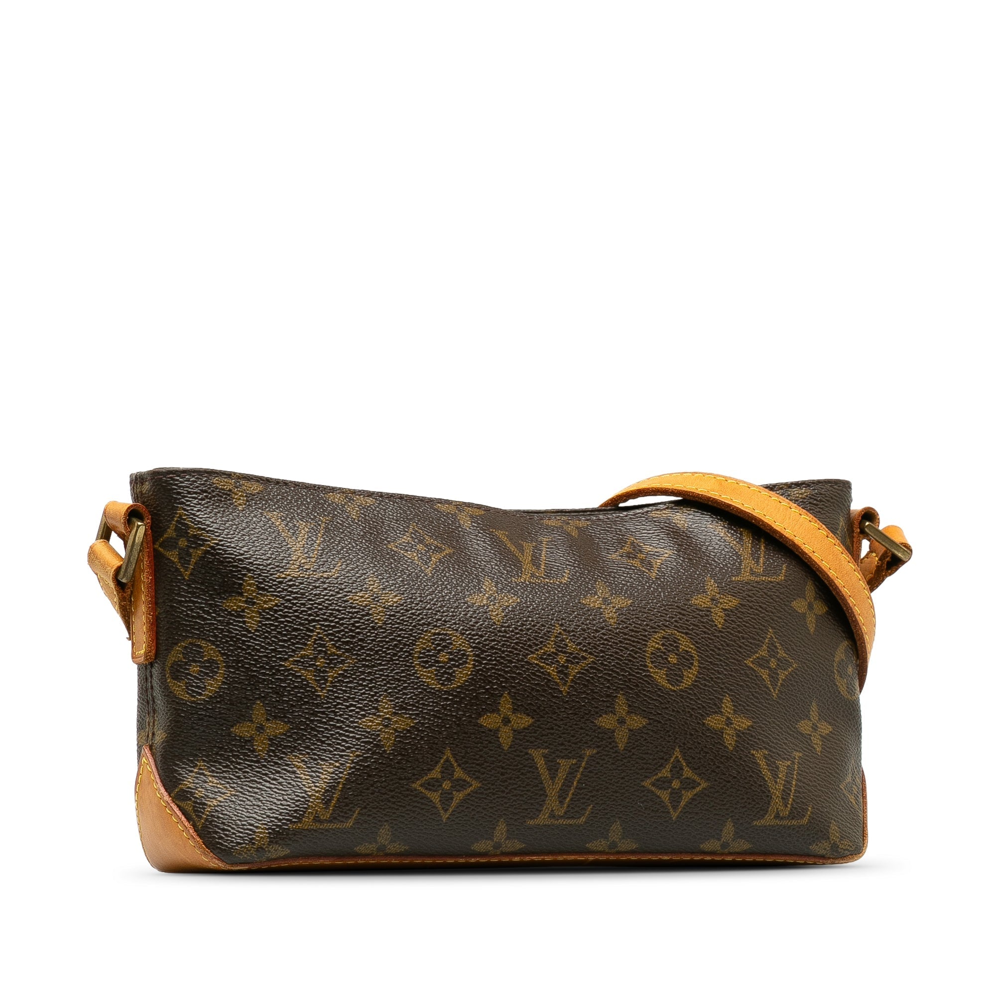 Brown LV Monogram Trotteur Crossbody Bag
