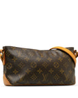 Brown LV Monogram Trotteur Crossbody Bag