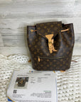Backpack Luxury Designer LV, Size Medium