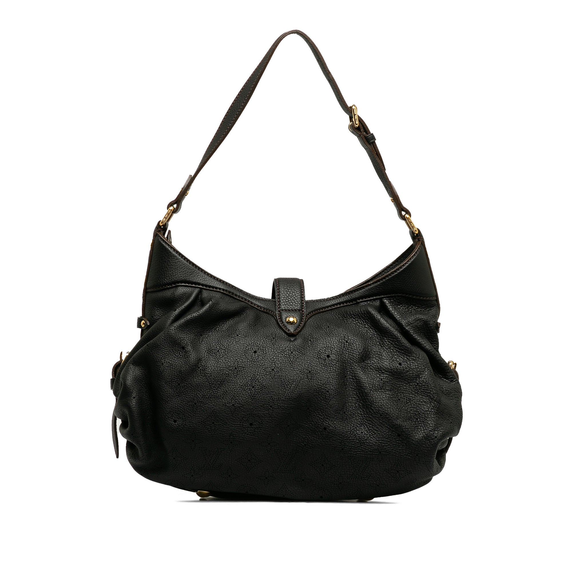 Black LV Monogram Mahina XS Crossbody Bag