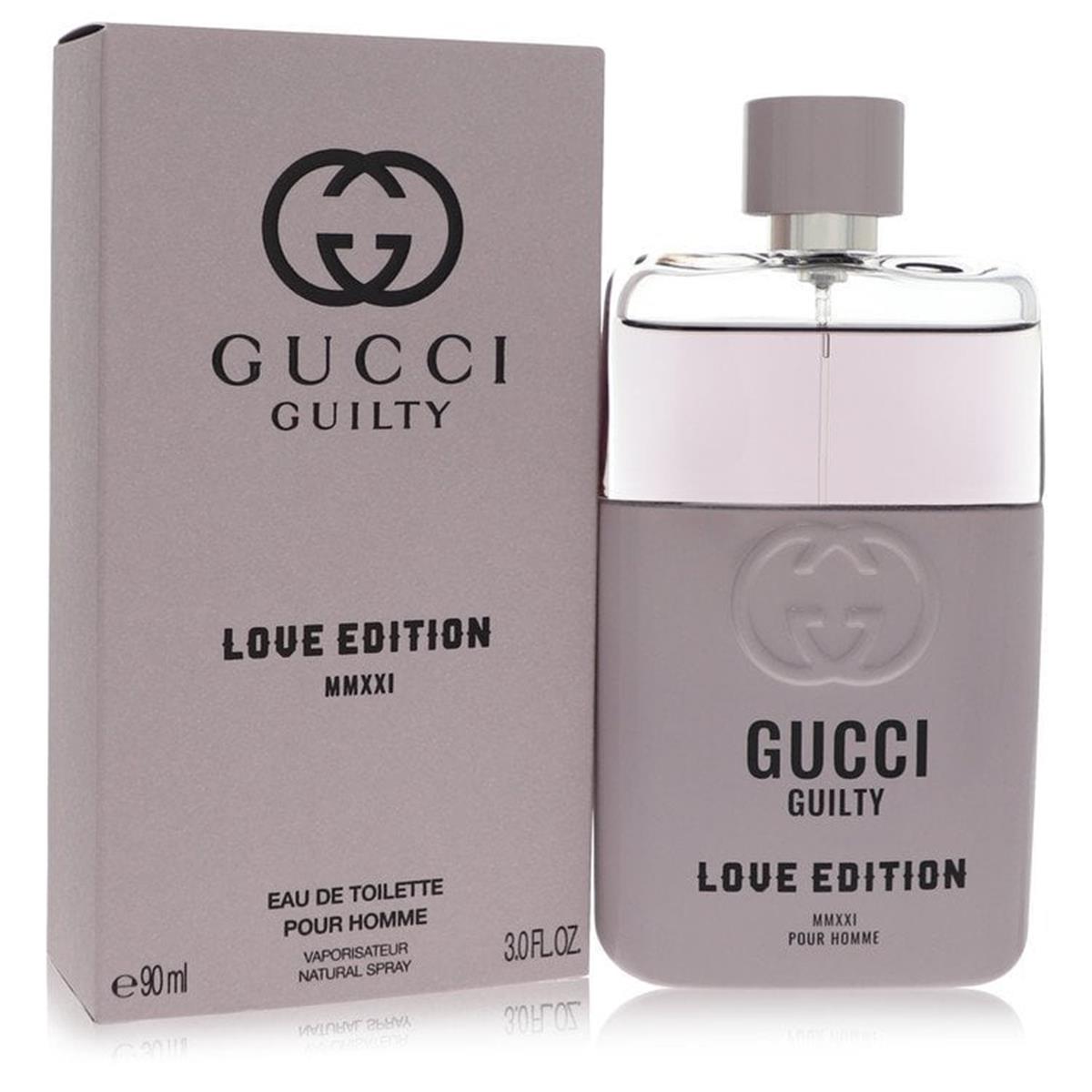 GCCI  3 oz Guilty Love Edition Mmxxi Eau De Toilette Spray by GCCI for Men