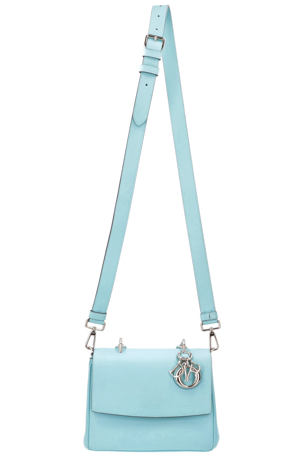CHRISTIAN D1OR BeD1OR Mini Bag Leather Blue