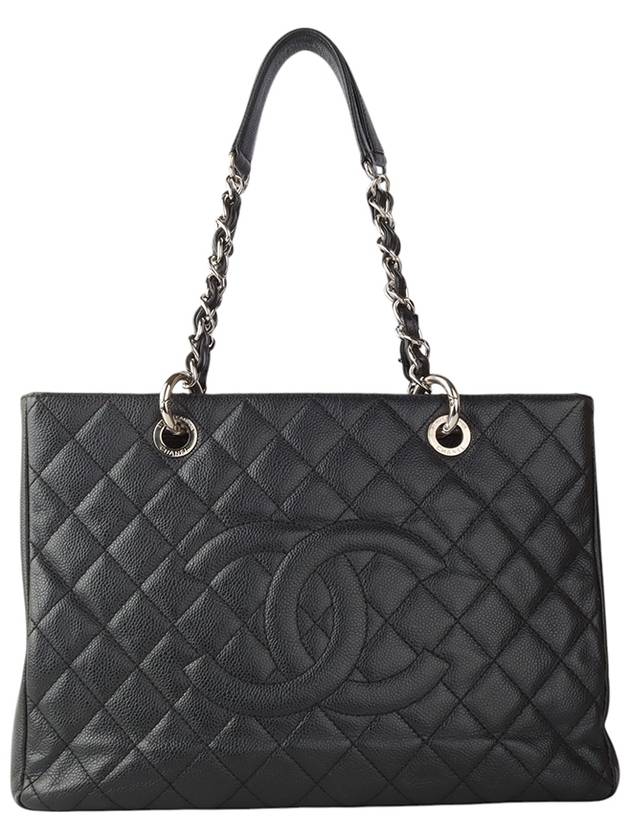 A50995 Caviar Grand Shopping silver shoulder bag 34090K 2 CH