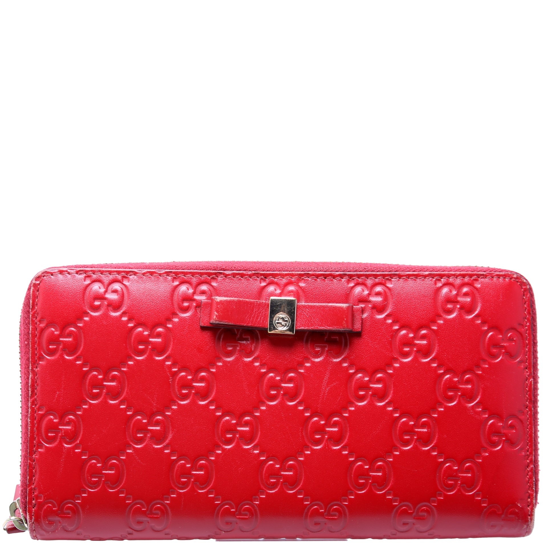 GCCI  Bow Zip Around Wallet GCCIssima