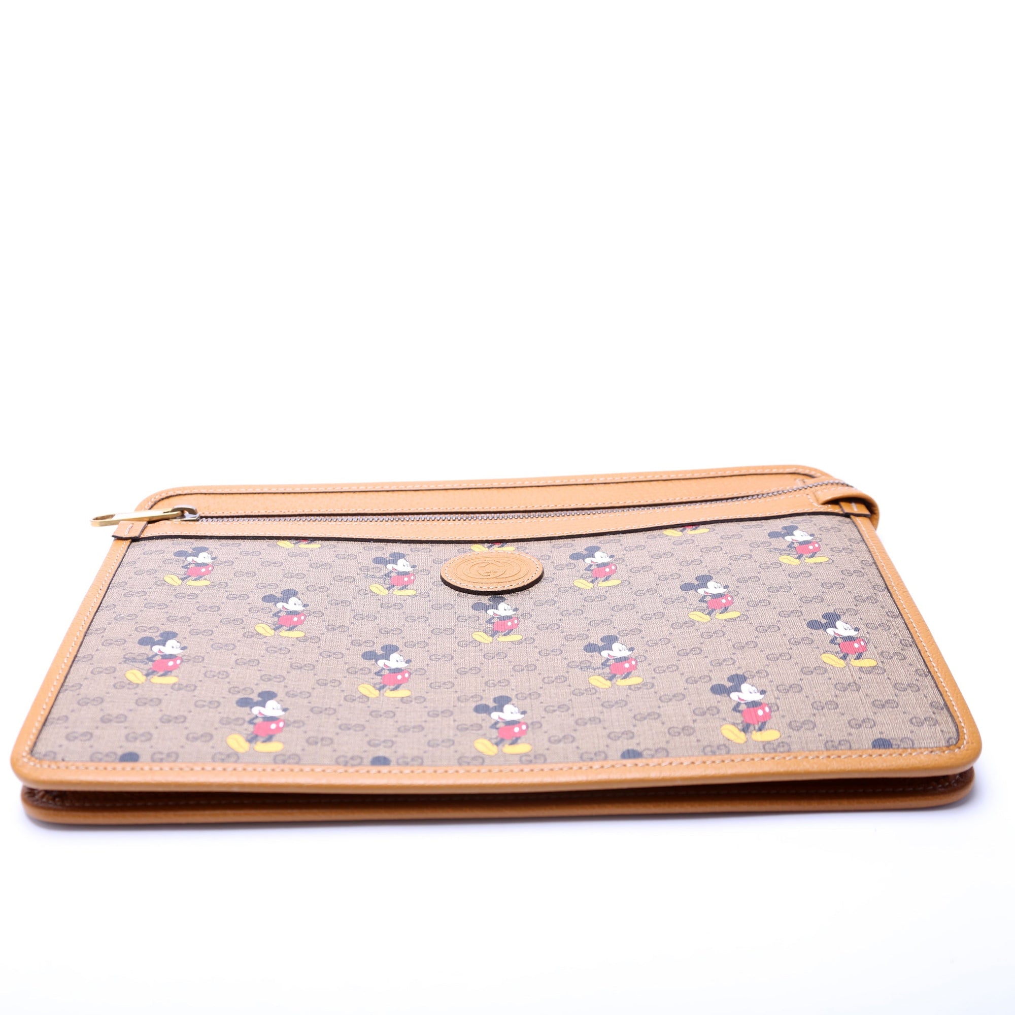 GCCI  GCCI X Disney GG Supreme Mickey Mouse Zip Pouch