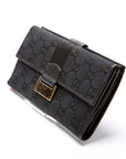 GCCI  GG Canvas Horsebit Continental Wallet