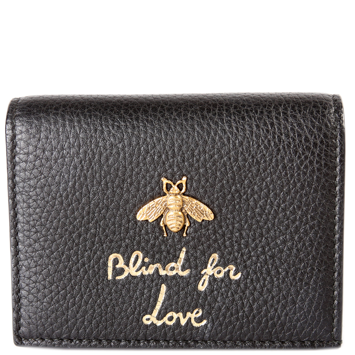 GCCI  Animalier Card Case Calfskin
