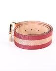 GCCI  Interlocking GG Web Canvas Belt Size /
