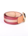 GCCI  Interlocking GG Web Canvas Belt Size /