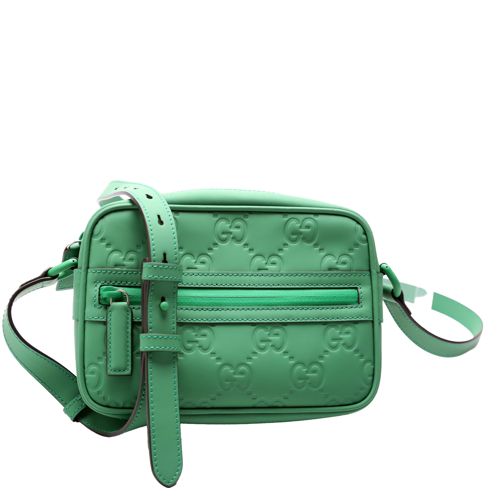 GCCI  GG Rubber Effect Leather Small Crossbody