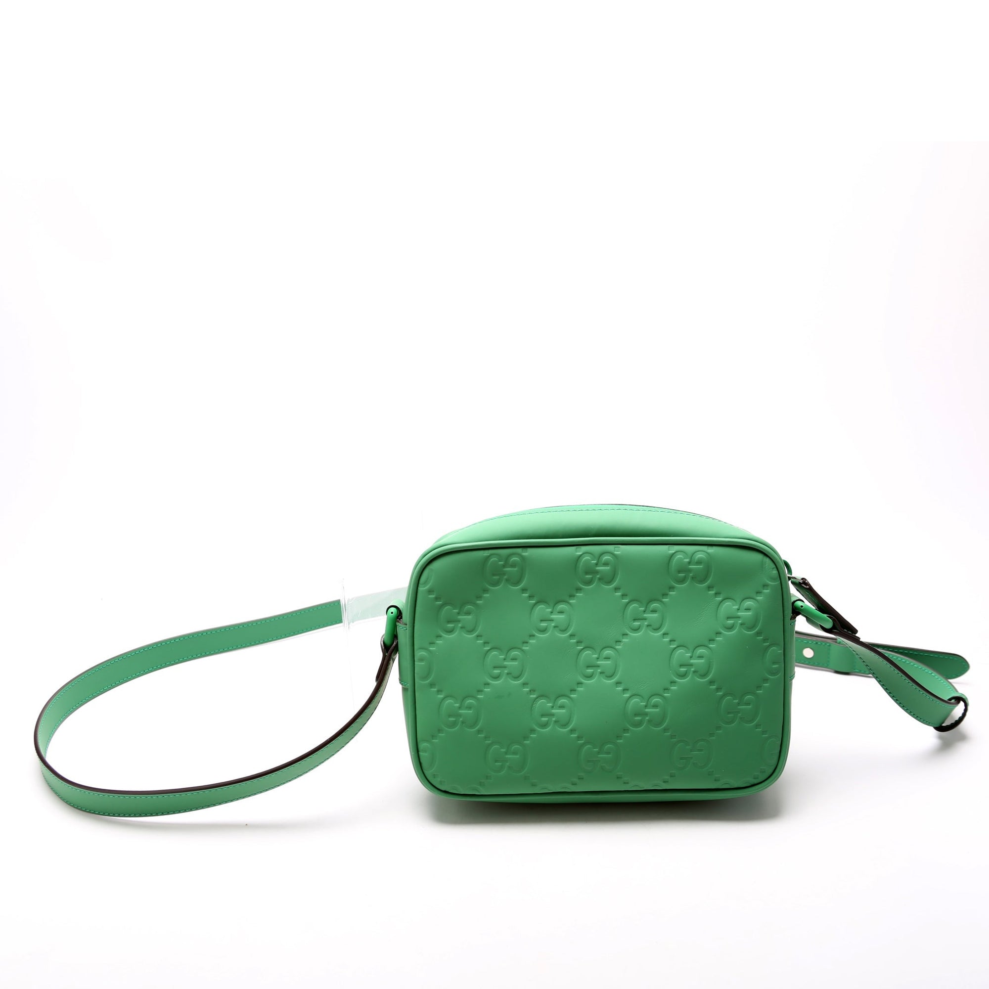 GCCI  GG Rubber Effect Leather Small Crossbody
