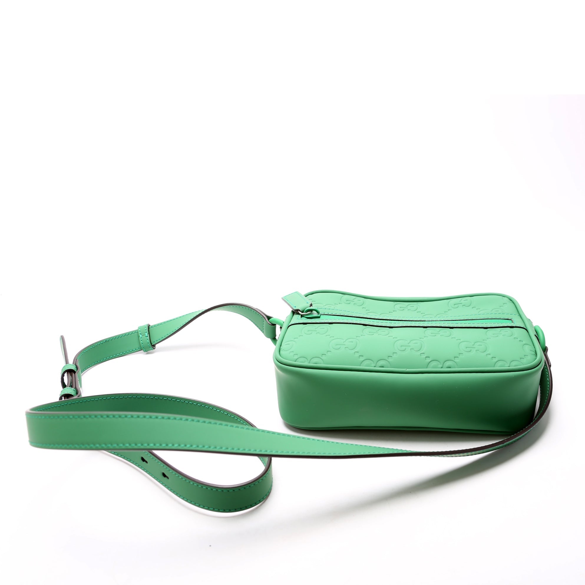 GCCI  GG Rubber Effect Leather Small Crossbody