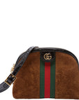GCCI  Ophidia GG Suede Small Crossbody