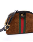 GCCI  Ophidia GG Suede Small Crossbody