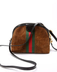 GCCI  Ophidia GG Suede Small Crossbody