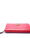 GCCI  GG Marmont Zip Around Organizer Wallet