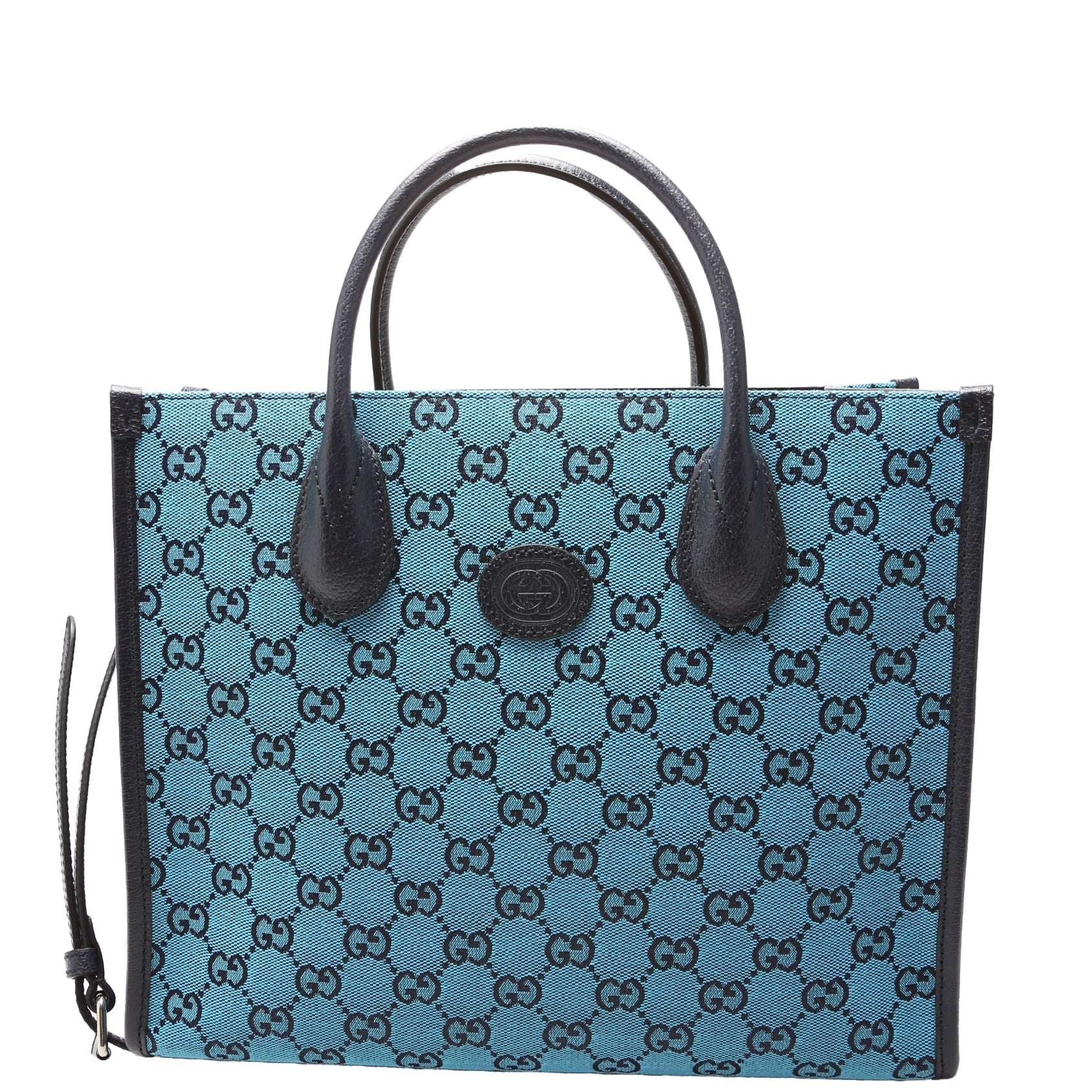 GCCI  GG Canvas Interlocking GG Small Tote
