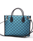 GCCI  GG Canvas Interlocking GG Small Tote