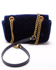 GCCI  Marmont Shoulder Mini Velvet Flap