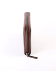 GCCI  GCCIssima Zip Wallet Brown