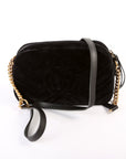 GCCI  Marmont Small Velvet Camera Bag Black