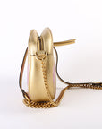 GCCI  Marmont Mini Round Gold/Pink