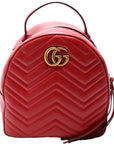 GCCI  Marmont Backpack Red