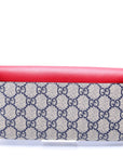 GCCI  GG Supreme Bow Continental Wallet Red/Navy