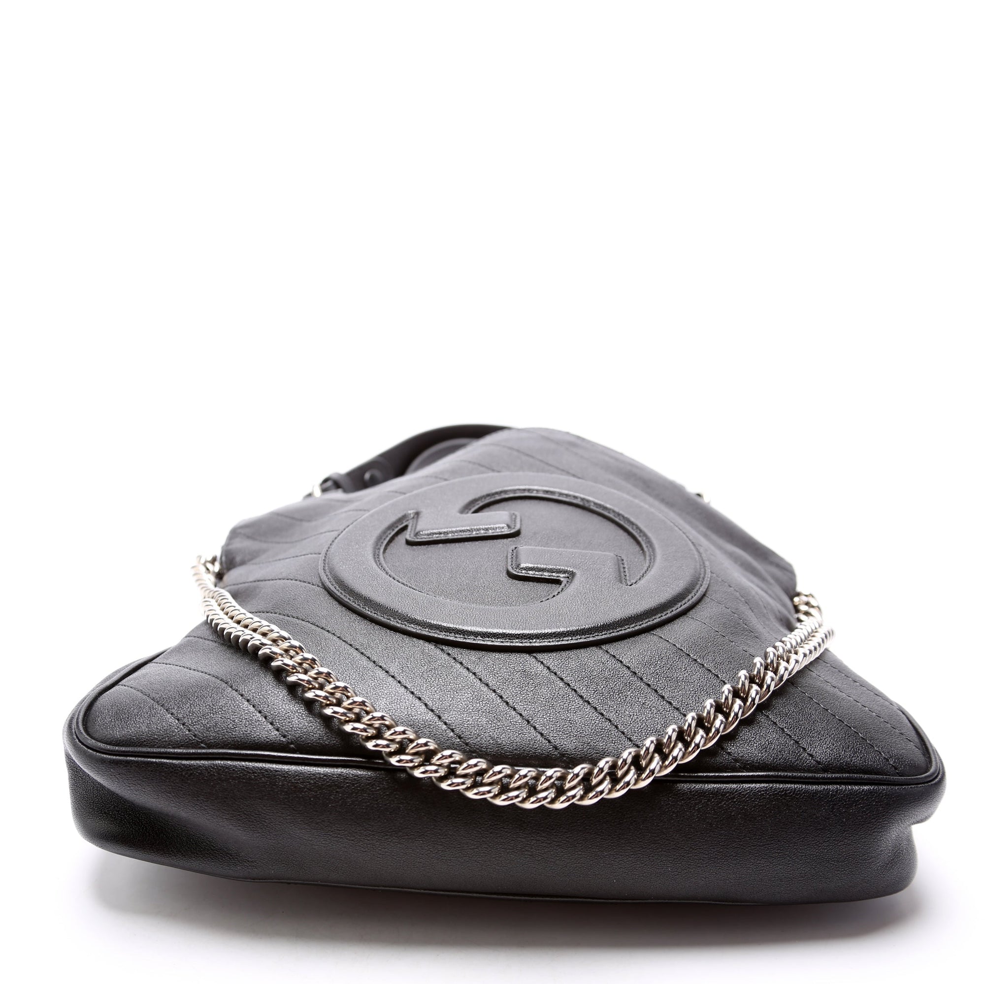 GCCI  Blondie Small Leather Tote Black