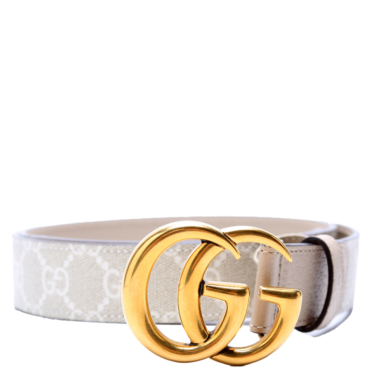 GCCI  GG Marmont Supreme/Leather Belt Size /