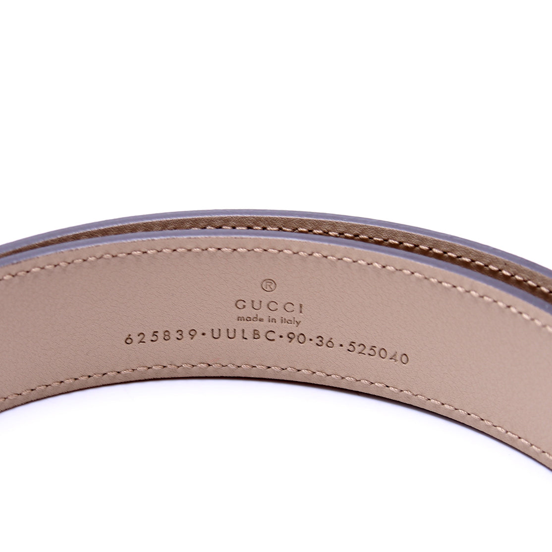 GCCI  GG Marmont Supreme/Leather Belt Size /