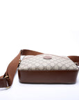 GCCI  Interlocking GG Messenger Brown