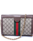 GCCI  GG Supreme Ophidia Small Chain Brown