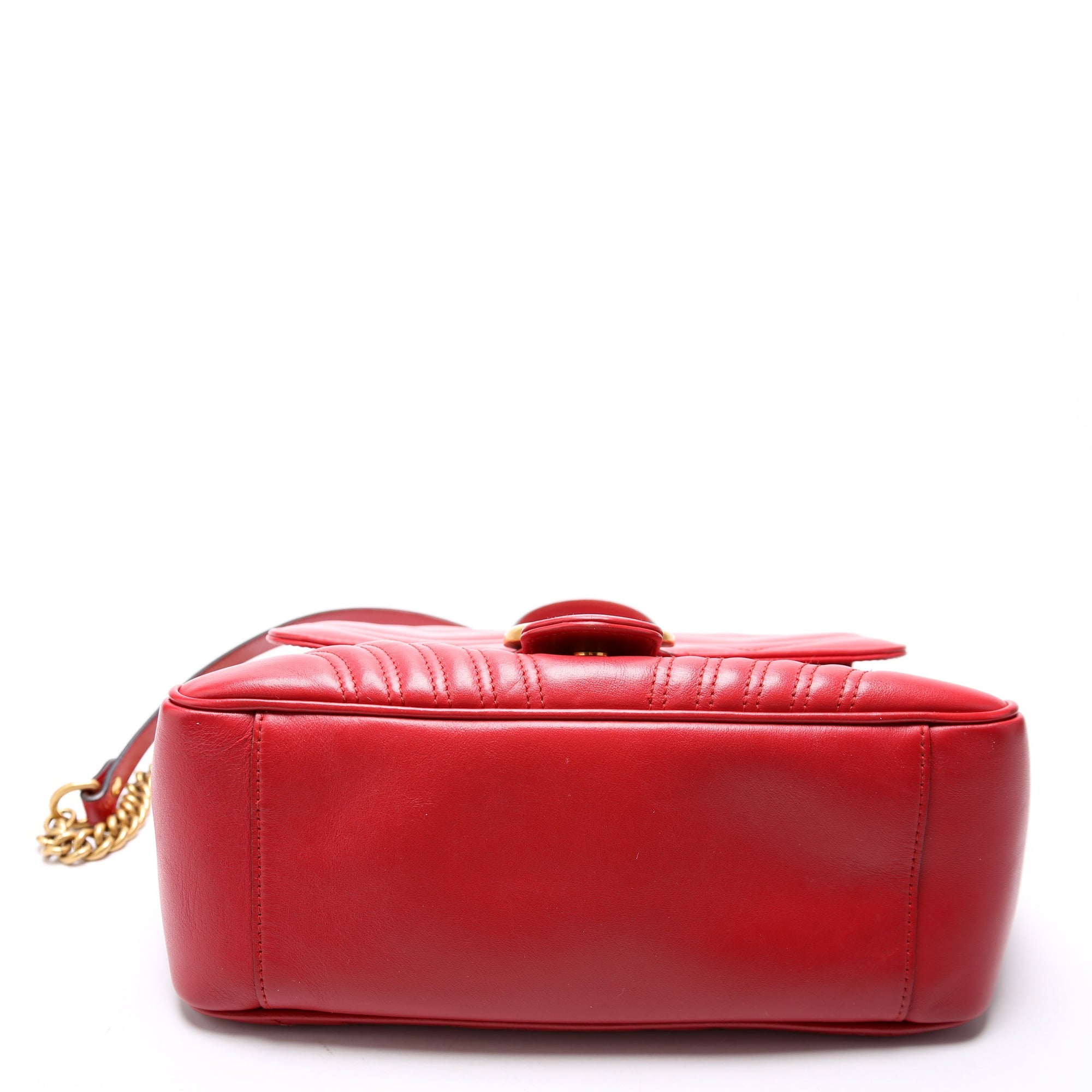 GCCI  GG Marmont Small Top Handle Red