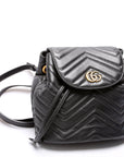 GCCI  Marmont Mini Backpack Leather Black