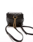GCCI  Marmont Mini Backpack Leather Black