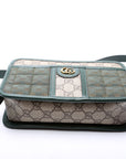 GCCI  GG Supreme Canvas Mini Shoulder Bag Green