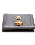 GCCI  Diana Card Case Wallet White