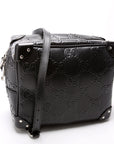 GCCI  GG Embossed Square Messenger Bag Black