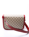 GCCI  Horsebit  Shoulder Bag Red