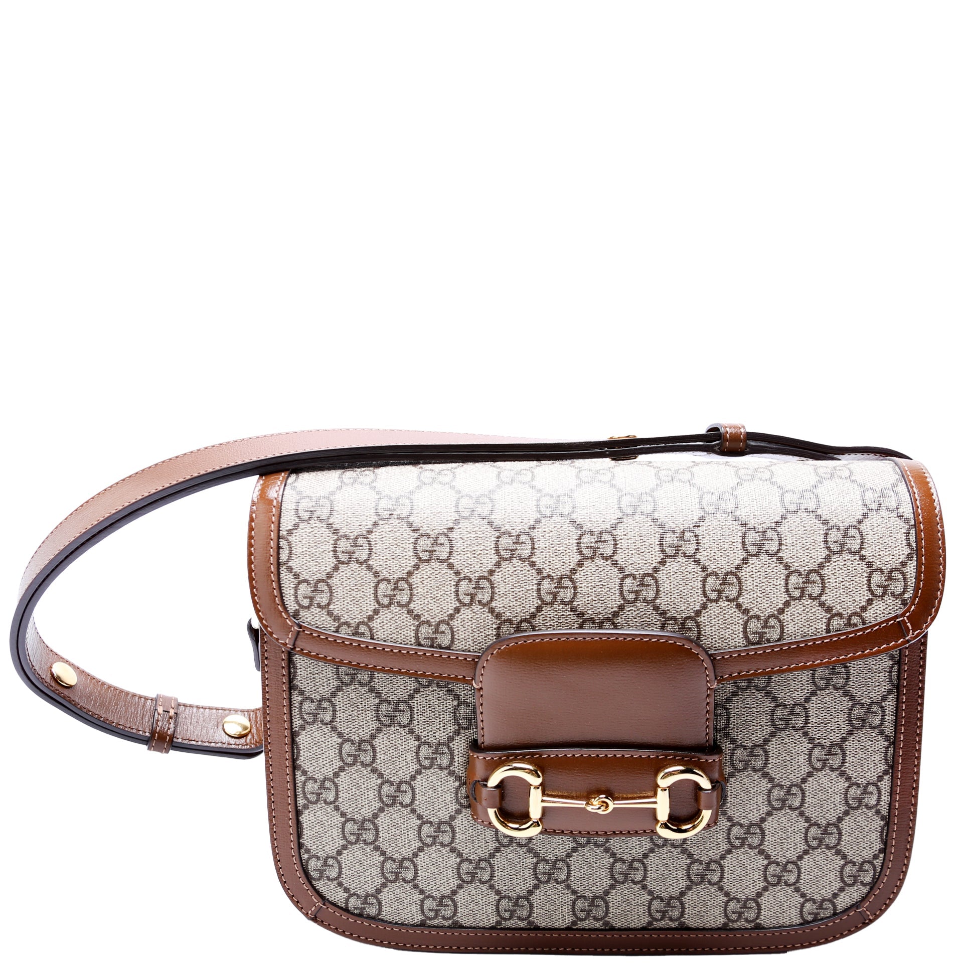 GCCI  Horsebit  Shoulder Bag Brown