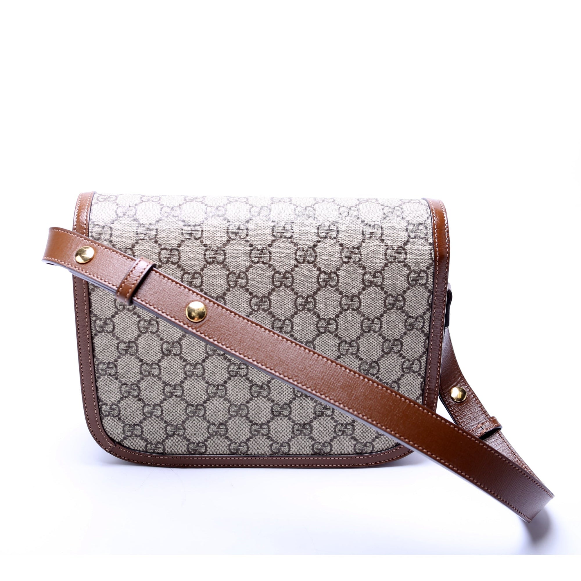 GCCI  Horsebit  Shoulder Bag Brown