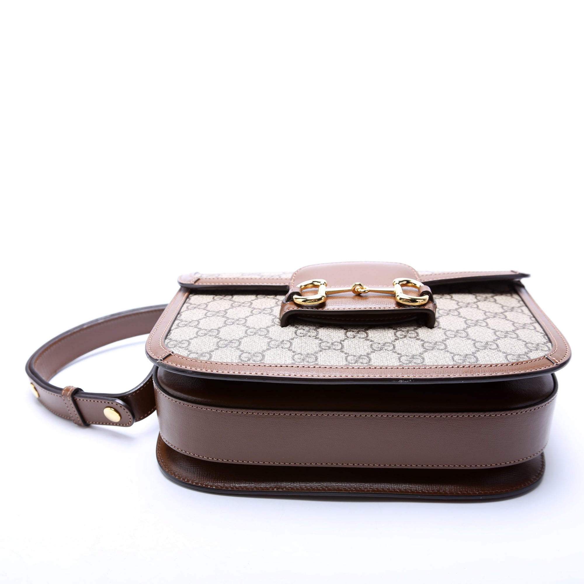 GCCI  Horsebit  Shoulder Bag Brown