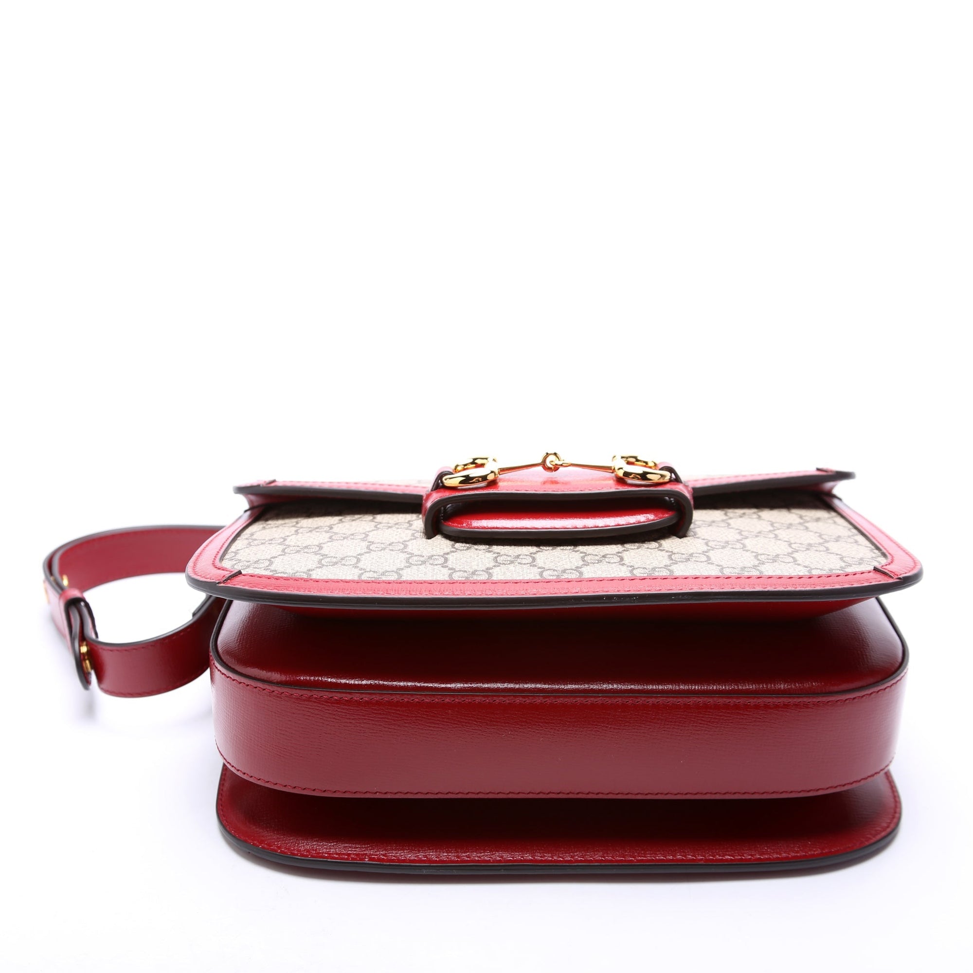 GCCI  Horsebit  Shoulder Bag Red