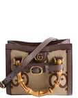 GCCI  Jumbo GG Canvas Diana Mini Tote Bag
