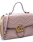 GCCI  Marmont Top Handle Medium Tan