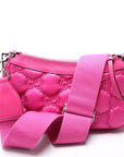 GCCI  GG Nylon Shoulder Bag Pink